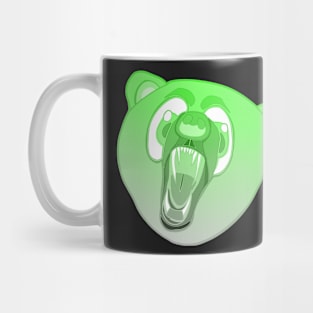 Green Gradient Bear Mug